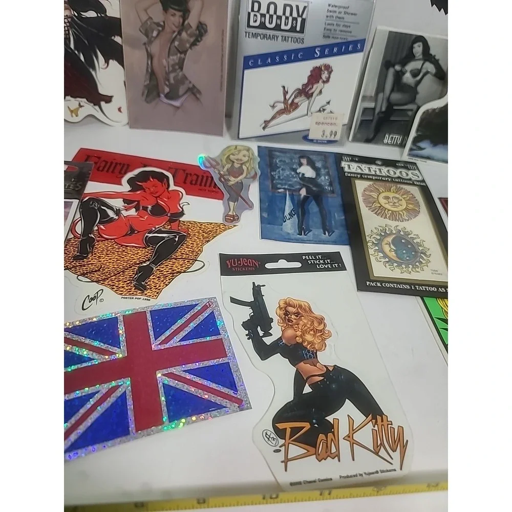 Adult 18+ Sticker Collection Lot of 20 Some From Hot Topic Spencers